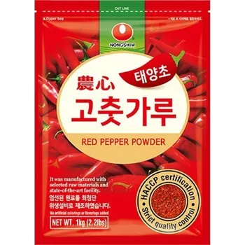Koření Nongshim Hrubě mletá paprika na Gochugaro/Kimchi 1 kg