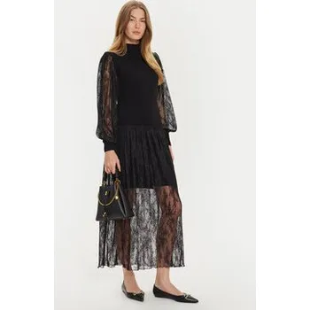 Dámské šaty TWINSET Úpletové šaty 242TT3161 Černá Regular Fit L