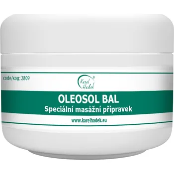 Masážní přípravek Aroma KH Karel Hadek Speciální masážní přípravek OLEOSOL BAL na uvolnění Objem: 30 ml