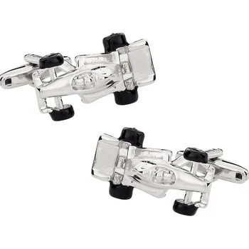 Manžetový knoflíček Manžetové knoflíčky Formule 1 Stříbrná