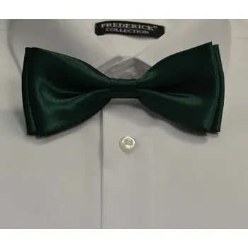 Motýlek Pánský motýlek M1 - vzor 68 - TMAVĚ ZELENÝ - LESKLÝ