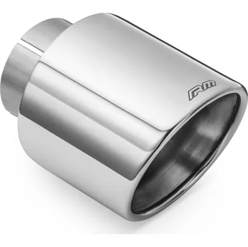 Výfuková trubka RM Motors leštěná nerezová koncovka KSZP/DK 101 mm, přívod 76 mm