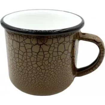 Kempingové nádobí PK Smaltovaný plecháček Krakel hnědý