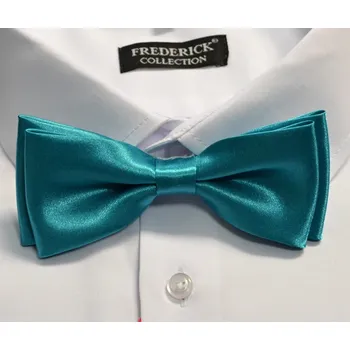 Motýlek Pánský motýlek M1 - vzor 20 -TYRKYSOVÝ - LESKLÝ