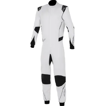 Moto kombinéza Alpinestars FIA kombinéza Hypertech V3, bílá/černá/stříbrná