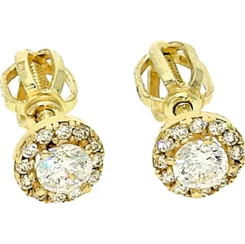 Náušnice Goldstore Náušnice pecky žluté zlato Váha: 1.15 g