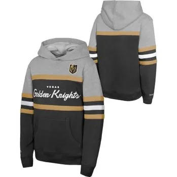 Chlapecké oblečení Outerstuff Dětská mikina Vegas Golden Knights NHL Head Coach Hoody Velikost: Dětské S (6 - 8 let)