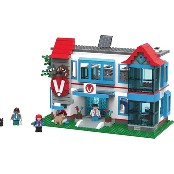 ostatní stavebnice Playtive Clippys Stavebnice \"L\" (veterinární klinika)