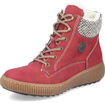 Dámská zimní obuv Dámská kotníková obuv Rieker Z6620-33 Barva: Červená, Velikost: 42