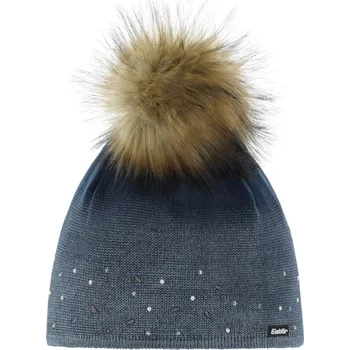 Pokrývka hlavy Zimní čepice EISBÄR Dip Dye Lux Crystal MÜ dark cobalt-white/real