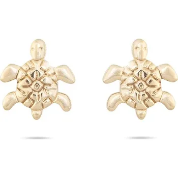 Náušnice Biju Pozlacené náušnice 14K pecky, želva 1002540