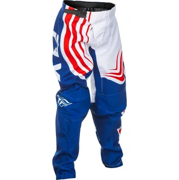 Moto dres FLY RACING kalhoty F-16 2025 dětské červená/bílá/modrá - 22