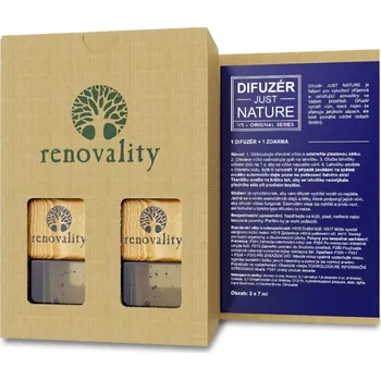 Osvěžovač vzduchu Renovality Just Nature difuzér 2x 7 ml