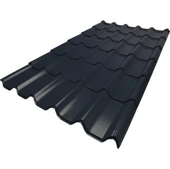 plechová krytina Profilovaná střešní krytina PRECIT plechová antracitová šedá 1,81x1,17 m