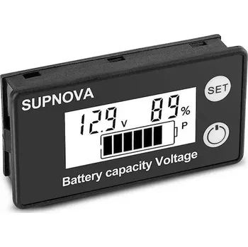 Nabíječka autobaterie Indikátor kapacity baterie 8-100V, 34589A