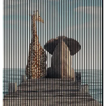 akustický panel Designový akustický panel DIGI04L 19x2253x2400 mm