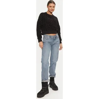 Pánská mikina EA7 Emporio Armani Mikina 7W000002 AF10195 UC001 Černá Relaxed Fit XL