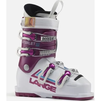 Sjezdové lyžování Lange Starlet 60 white/star pink lyžařské boty dětské 195