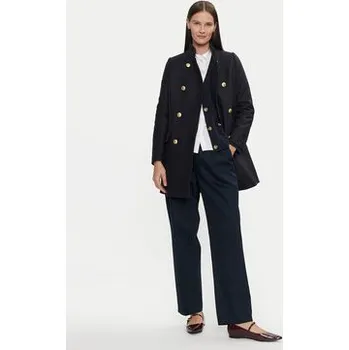 Dámský kabát Tommy Hilfiger Vlněný kabát WW0WW42732 Tmavomodrá Regular Fit 40