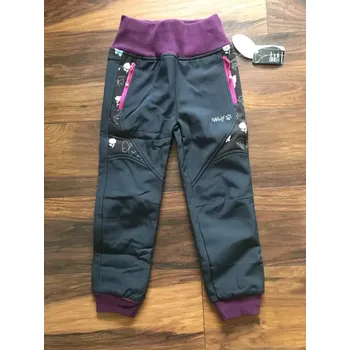 Chlapecké kalhoty Dětské softshellové kalhoty WOLF s fleesovou podšívkou vel. 104, 110