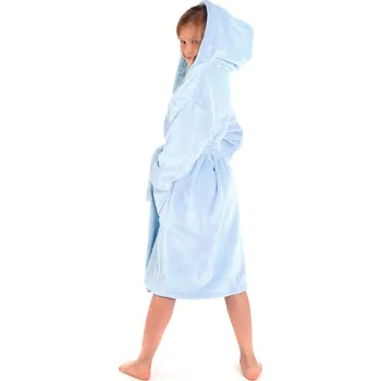 Dívčí župan Dětský župan Siena s kapucí 9156 světle modrá - Vestis dětské č. 116