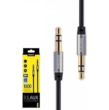 Sluchátka AUX audio kabel 3.5 1m Remax RL-L100 černý