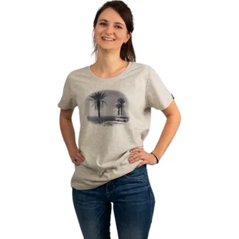 VW Collection Dámské šedé tričko VW, 100% bavlna Varianta: Dámské tričko, vel. 42, šedé