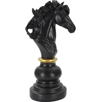 Mauro Ferretti Černý kůň Cavallo Nero E Oro 14X11X27 cm