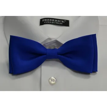 Motýlek Pánský motýlek M1 - vzor 19 - KRÁLOVSKÁ MODRÁ - MATNÝ