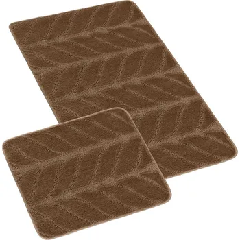 Koupelnová předložka Koupelnová a WC předložka klas hnědý