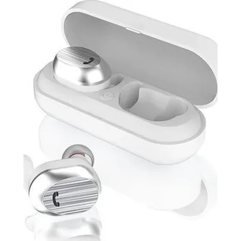 Sluchátka Bezdrátová sluchátka s nabíjecí krabičkou WK Design BD800 Hummingbird Bílá