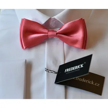 Motýlek Pánský motýlek M1 - vzor 54 - RŮŽOVÝ - LESKLÝ