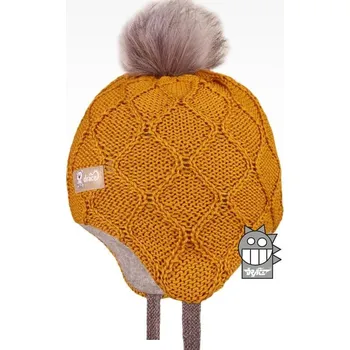 Čepice Kojenecká Merino čepice Dráče Vivo Hořčicová Obvod: 46 - 48 cm