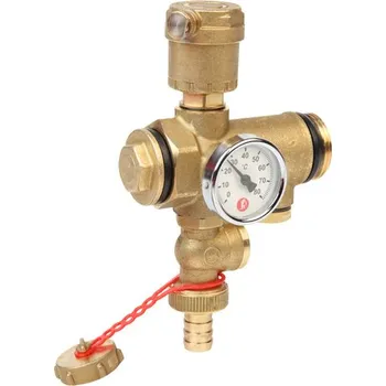 Vodovodní potrubí Sestava Giacomini pro vypouštění/odvzdušnění, 5/4˝