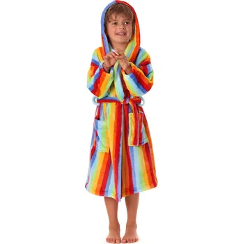 Dívčí župan Dětský župan 9156 Capri s kapucí - Vestis dětské č. 116