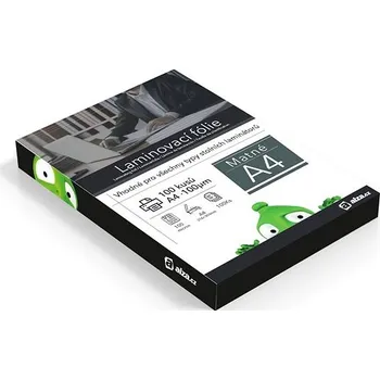 Laminovací fólie Alza A4/200 matné - balení 100 ks