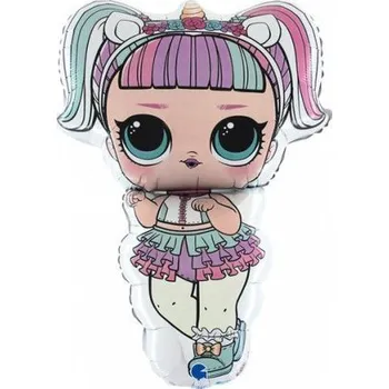 Balónek Fóliový balónek LOL Unicorn, velikost 86 cm (zn. GRABO)