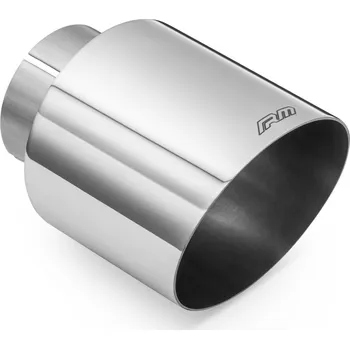 Zadní díl výfuku RM Motors leštěná nerezová koncovka KSCP 101 mm, vstup 50 mm