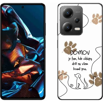 Pouzdro na mobilní telefon mmCase pro Xiaomi Redmi Note 12 Pro 5G psí motiv bílé pozadí