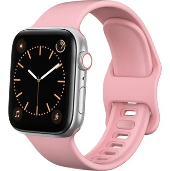 Příslušenství k chytrým hodinkám Tech-Protect Náhradní gumový řemínek pro Apple Watch (38/40mm), růžový