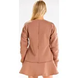 Infinite You Úpletové šaty M330 Béžová Basic Fit S