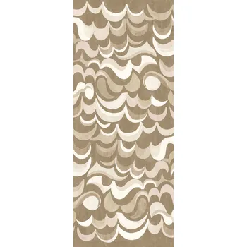 Tapeta Masureel Vliesová obrazová tapeta na zeď, hnědo-béžová, vlnky, DGRHA1011-260, Rhapsody, Masureel, velikost 1,06 x 2,6 m