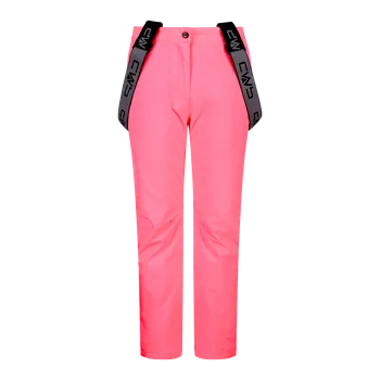 Chlapecké kalhoty Dětské lyžařské kalhoty CMP 3W15994 neonově růžové vel. 140