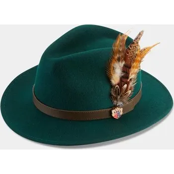 Klobouk ALAN PAINE - Richmond UNISEX Felt klobouk s peřím Bottle L