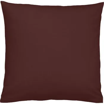 Polštář SCANquilt povlak JERSEY ELASTIC LYCRA tmavě hnědá 50 x 70 cm