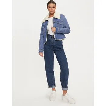 Pánská bunda Wrangler Jeansová bunda 112356629 Modrá Regular Fit XS