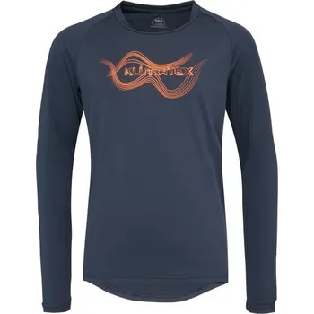 Sportovní oblečení Dětské funkční triko Klimatex MELVIN 134 Tmavě modrá, Oranžová