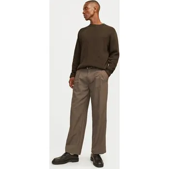 Pánský svetr Jack & Jones Svetr Milano 12259666 Béžová Relaxed Fit M