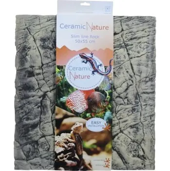 Dekorace do akvária Pozadí do akvária CN Slimline Rock Oxford Grey 50x55cm