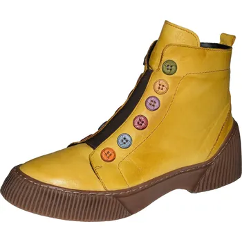 Dámské lodičky KARYOKA dámská kotníková obuv 3100 Barva: žlutá, Velikost: 41